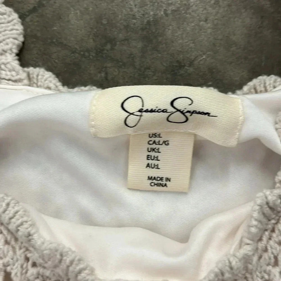 Jessica Simpson lined crochet dress - Picture 4 of 6